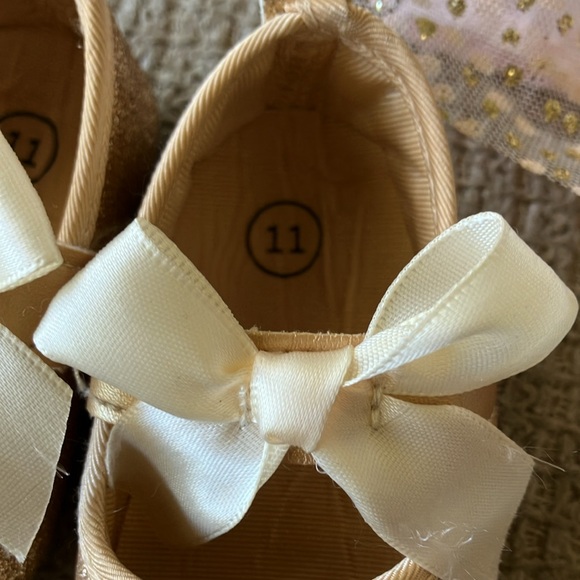 Infant Party Dress with Matching Shoes - Picture 6 of 7